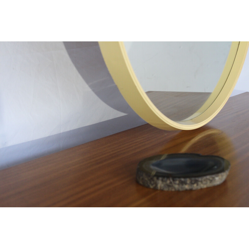 Vintage mirror with plastic edge 1960