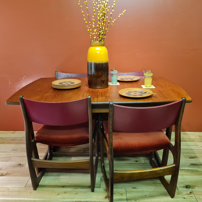 Vintage Portwood teak dining room 1960