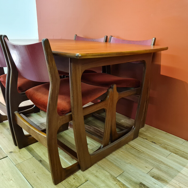 Vintage Portwood teak dining room 1960