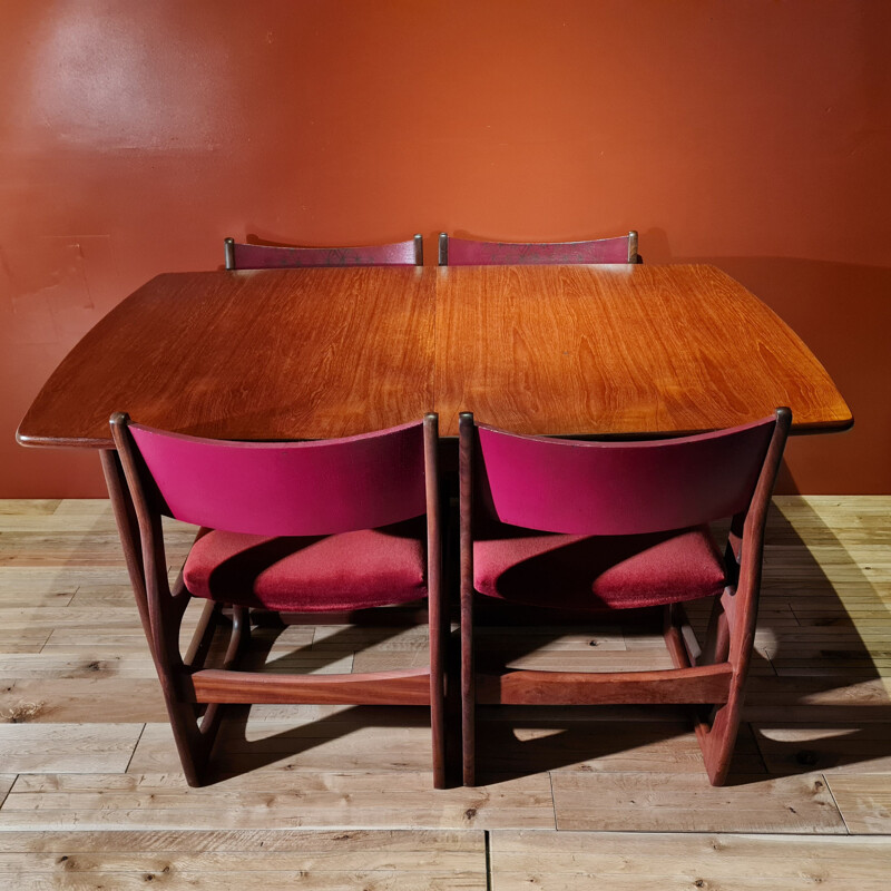 Vintage Portwood teak dining room 1960