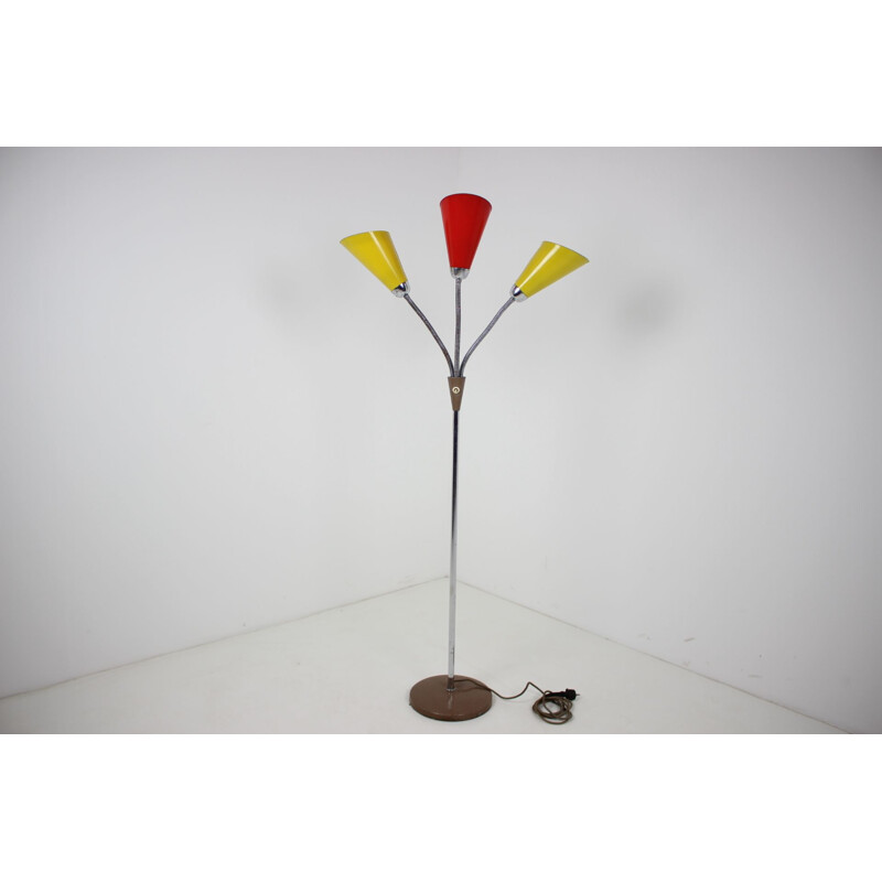 Vintage floor lamp, Czechoslovakia 1950