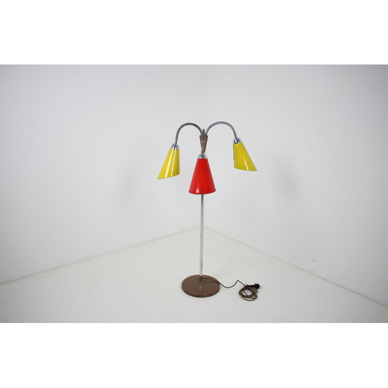 Vintage floor lamp, Czechoslovakia 1950