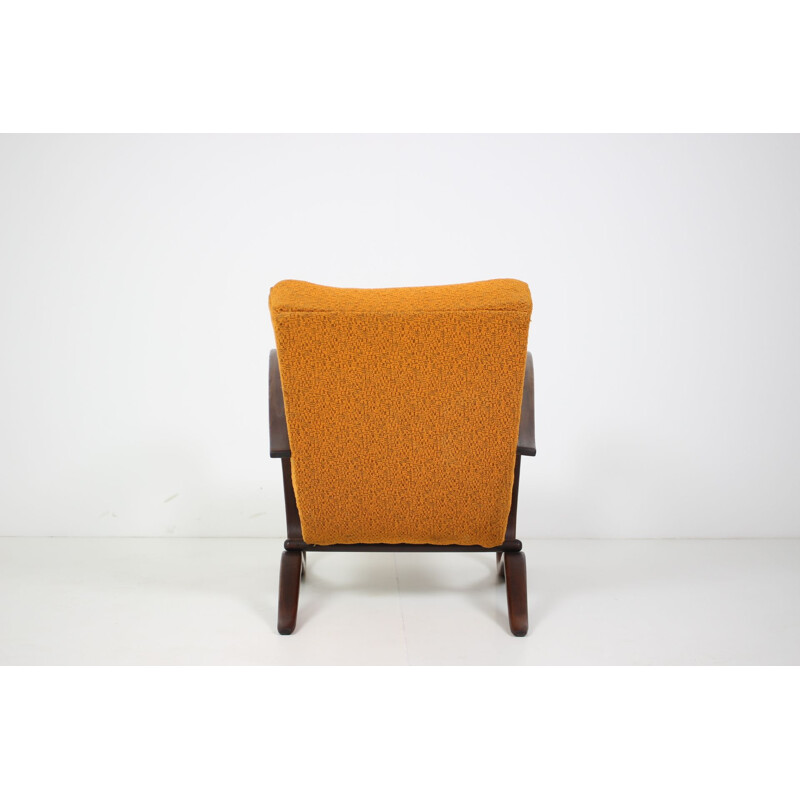Vintage armchair H269 by Jindrich Halabala 1940
