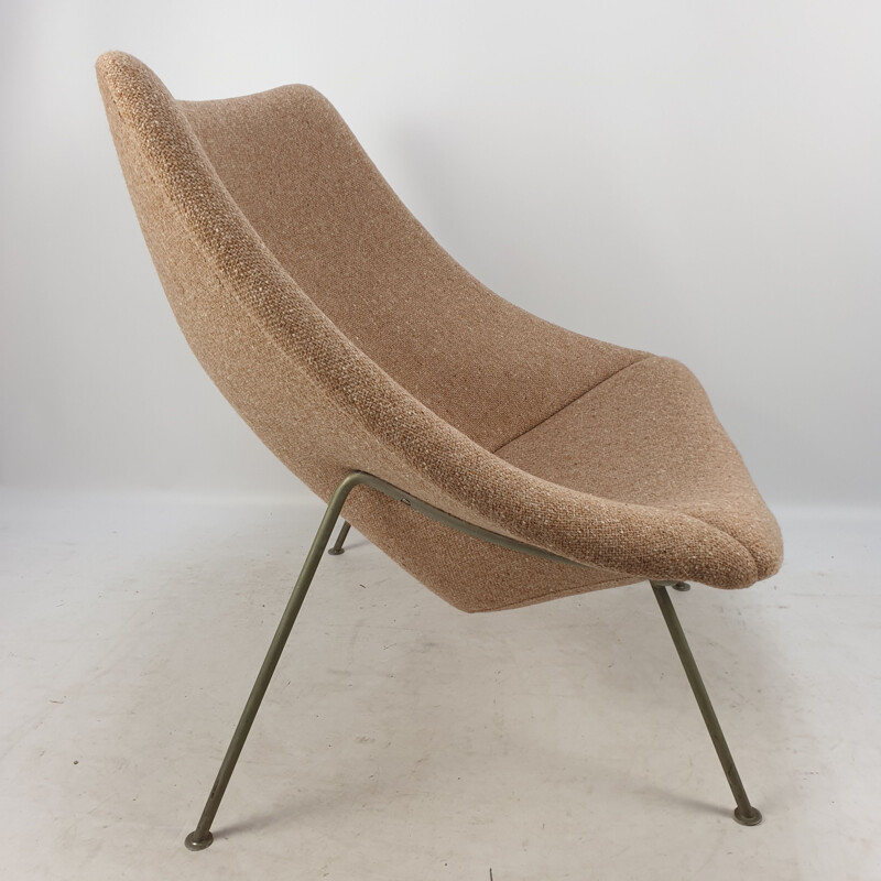 Fauteuil vintage Oyster Chair avec ottoman de Pierre Paulin pour Artifort, 1965