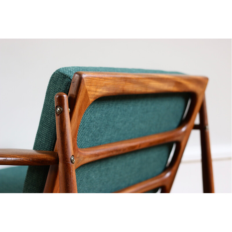 Paire de fauteuils vintage en teck Grete Jjalk, Scandinavie 1960