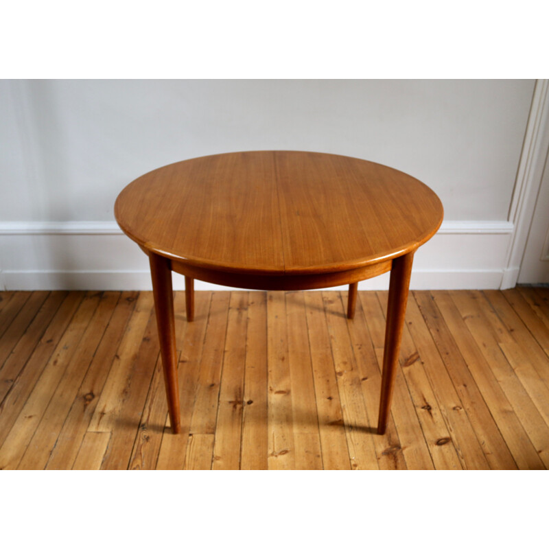 Vintage teak table Johannes Andersen, scandinavian 1960