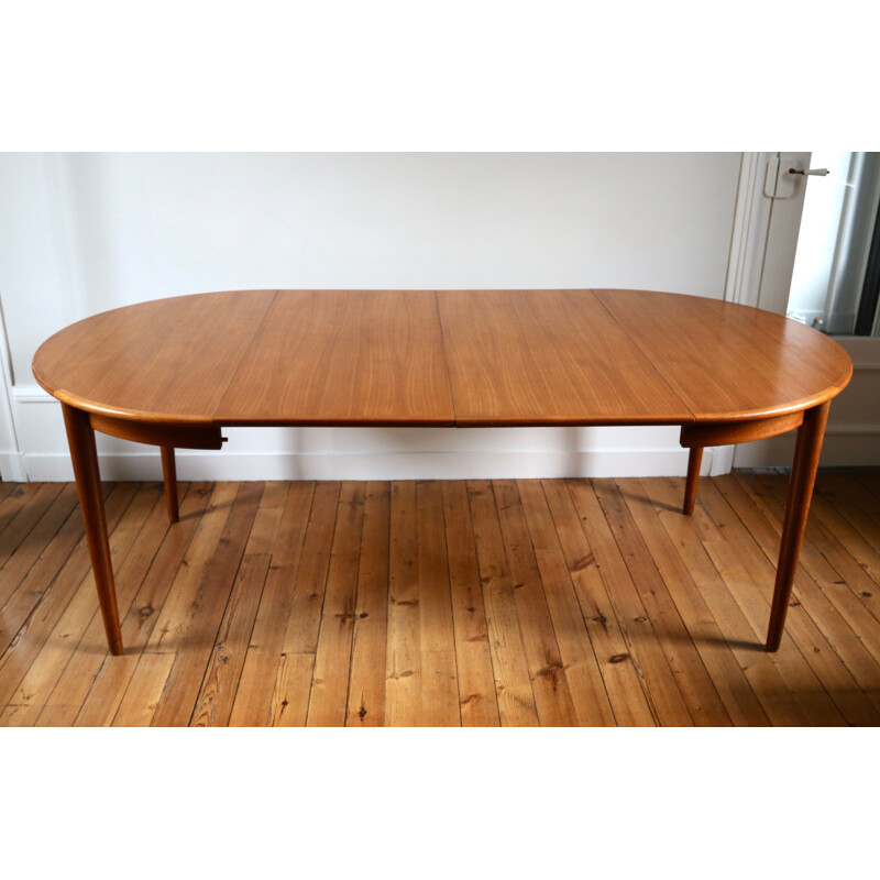 Vintage teak table Johannes Andersen, scandinavian 1960