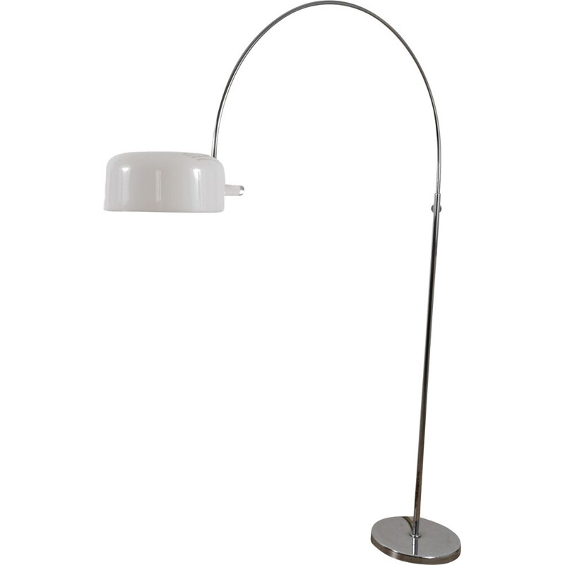 Vintage chrome plated metal floor lamp by Raak Amsterdam