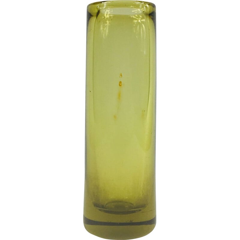 Vintage glass vase by Per Lütken for Holmegaard, Danish 1959