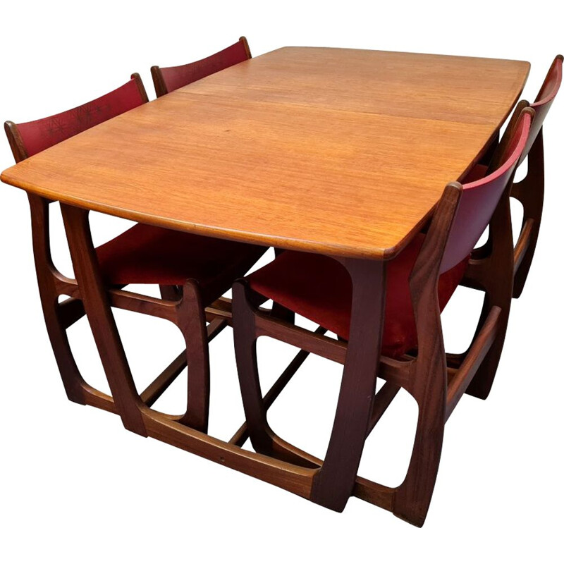 Vintage Portwood teak dining room 1960