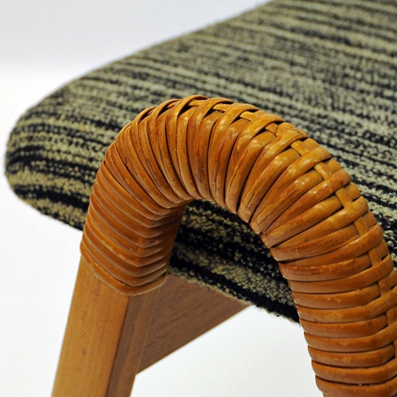 Pair of vintage stools for Møre Lenestolfabrikk, Norway 1950