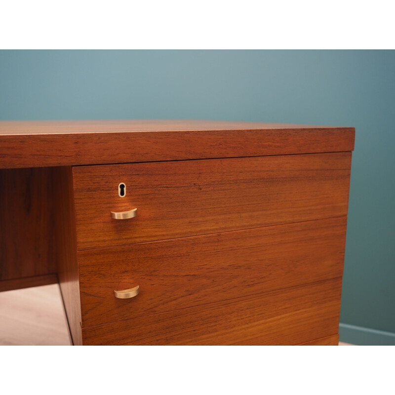 Vintage teak desk, Danish 1970