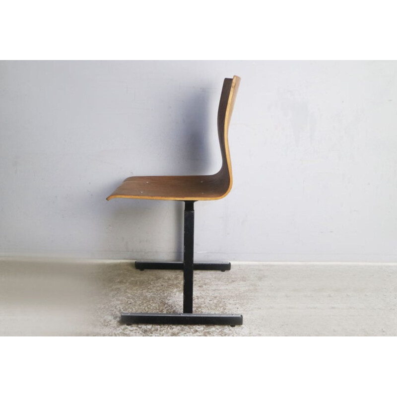 Vintage stacking chairs by Niels Larsen Moller, Danish 1970