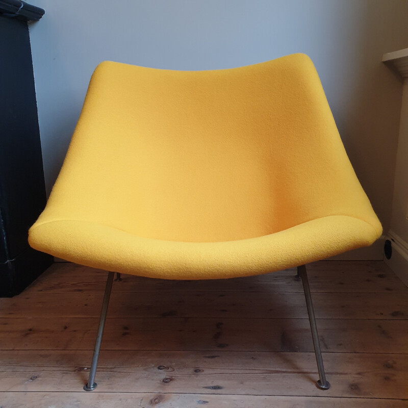 Fauteuil vintage Oyster Chair avec ottoman de Pierre Paulin pour Artifort 1960