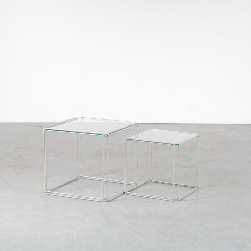 Vintage nesting tables by Max Sauze, France 1960