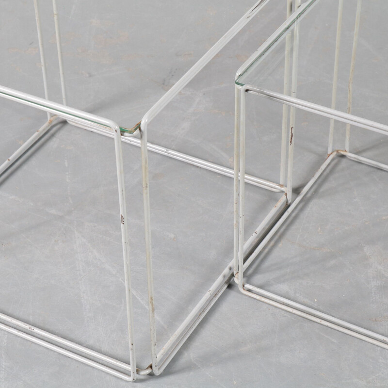 Vintage nesting tables by Max Sauze, France 1960