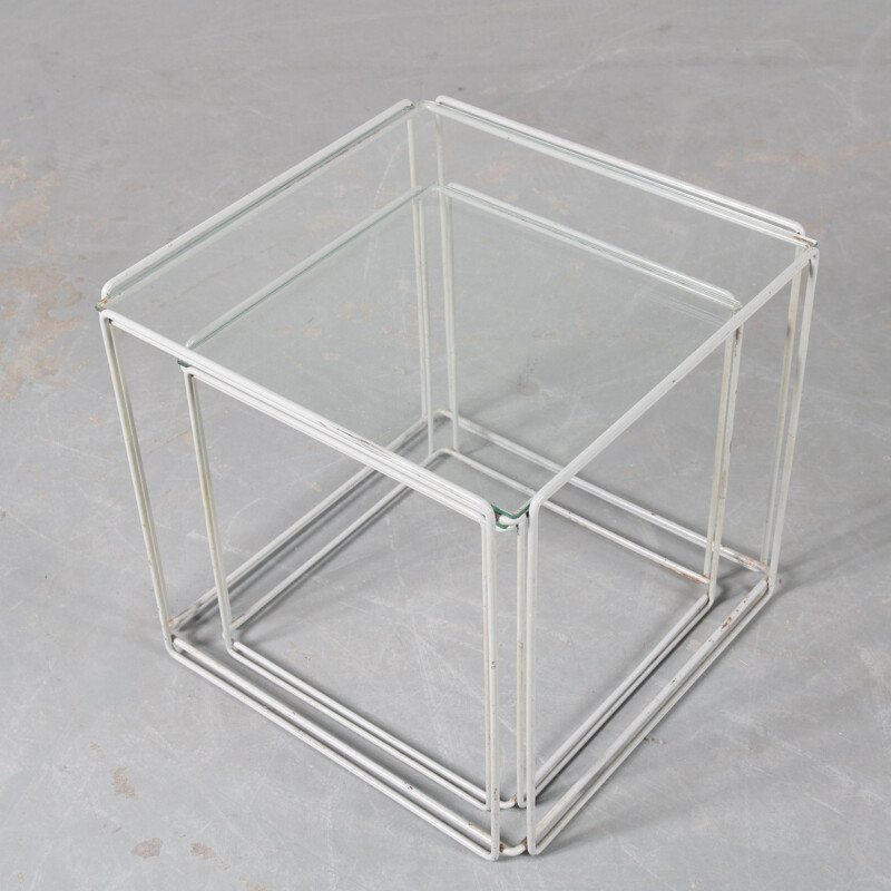 Vintage nesting tables by Max Sauze, France 1960