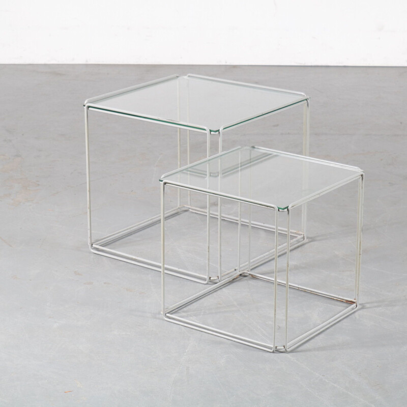 Vintage nesting tables by Max Sauze, France 1960