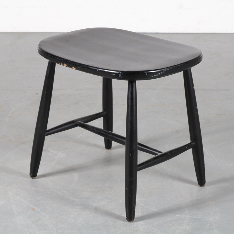 Vintage stool Luigi Ercolani 1950