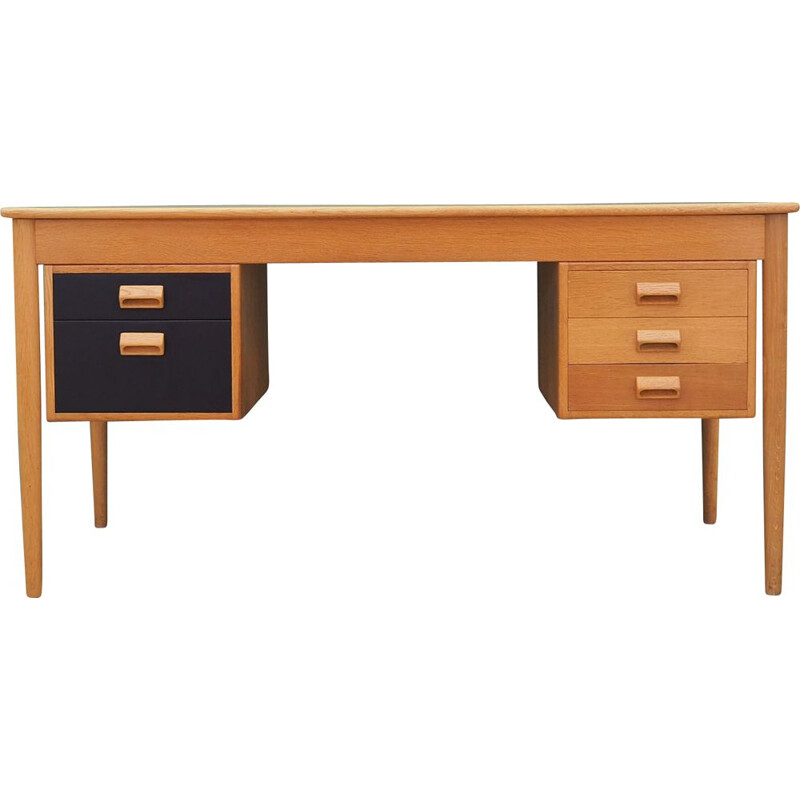 Vintage ash wood desk by Borge Mogensen, Denmark 1970