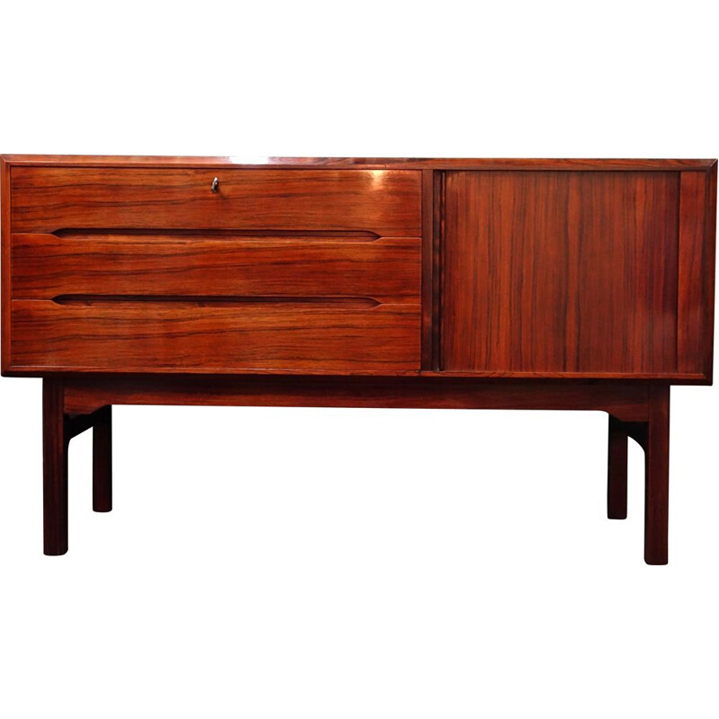 Vintage rosewood small sideboard by Arne Wahl Iversen, Denmark 1960