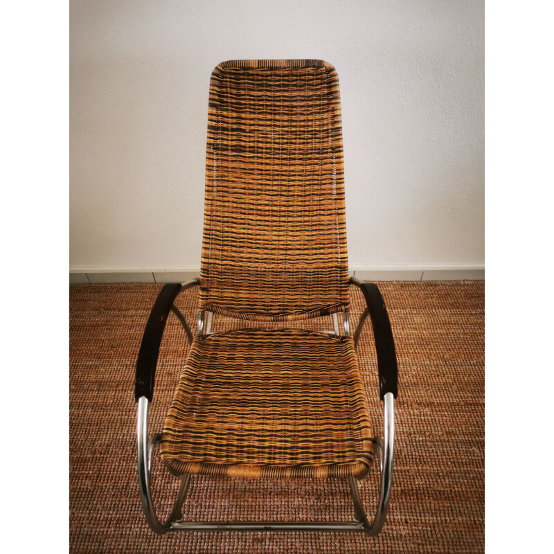 Vintage Rocking-chair Bauhaus 1960