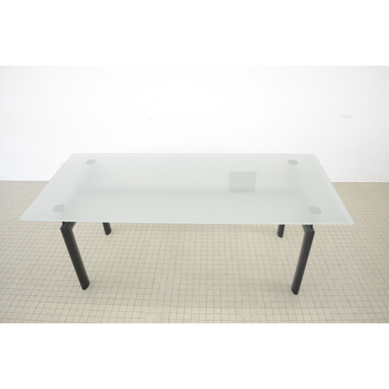 Vintage Cassina LC6 dining table by Le Corbusier Bauhaus 1928