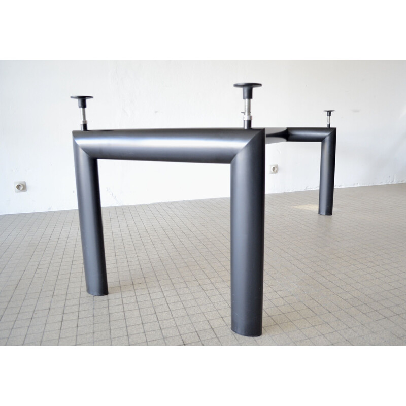 Vintage Cassina LC6 dining table by Le Corbusier Bauhaus 1928