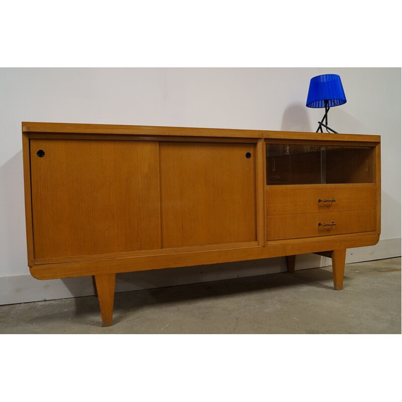 Sideboard blond wood vintage - 50s