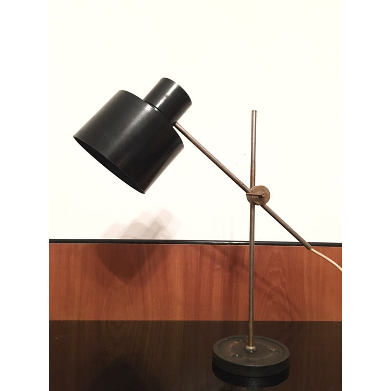 Vintage metal and bakelite lamp by Jan Suchan for Elektrosvit, 1960