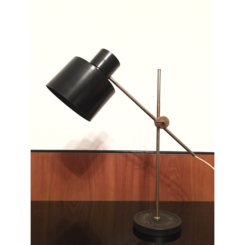 Vintage metalen en bakelieten lamp van Jan Suchan voor Elektrosvit, 1960