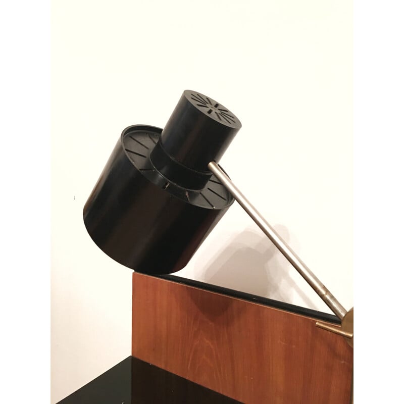 Vintage metal and bakelite lamp by Jan Suchan for Elektrosvit, 1960