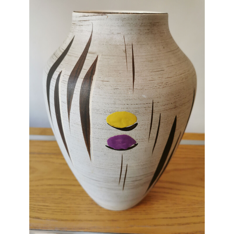 Vintage ceramic vase, Germany 1960