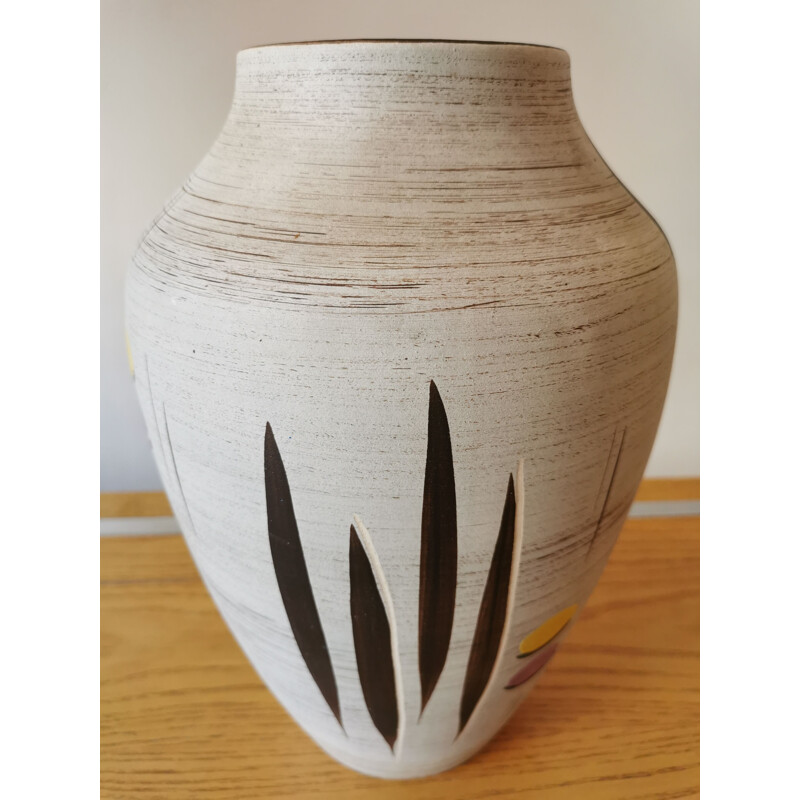Vase vintage en céramique, Allemagne 1960