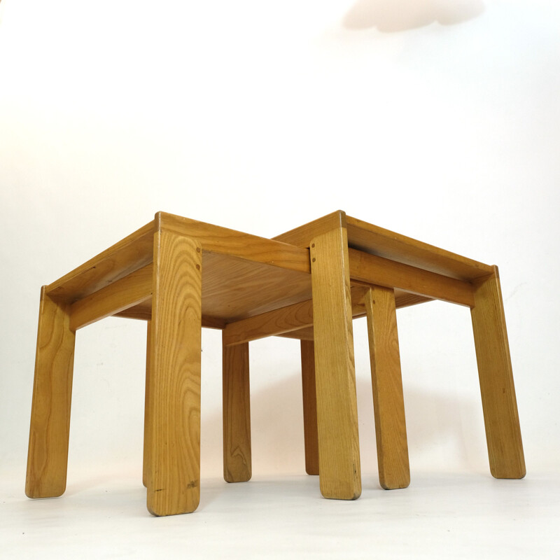 Tables gigognes vintage Afra et Tobia Scarpa, 1965