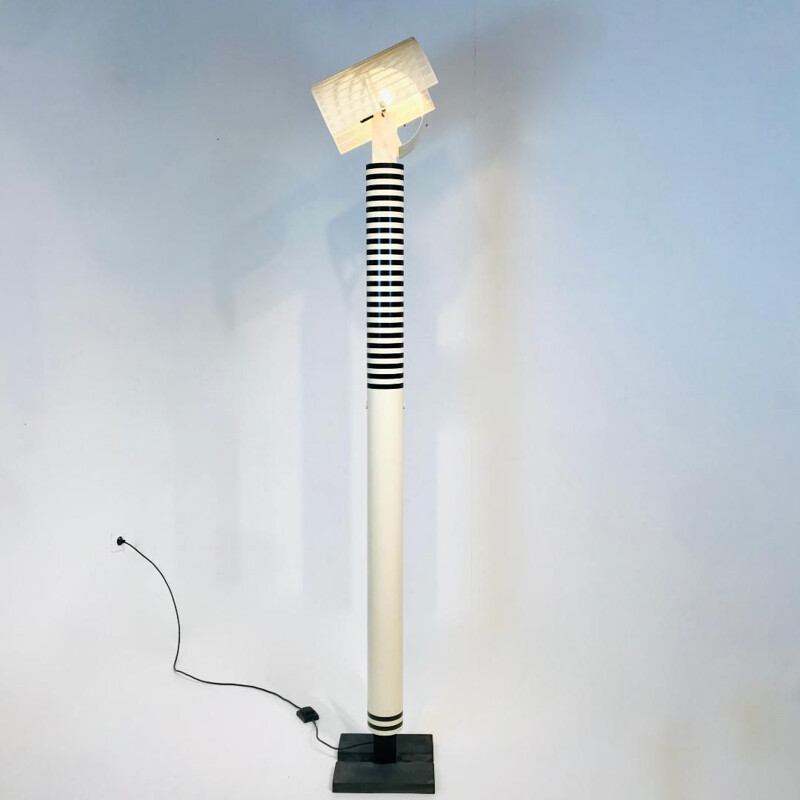 Vintage floor lamp "Shogun Terra" By Mario Botta For Artemide, Italy 1980