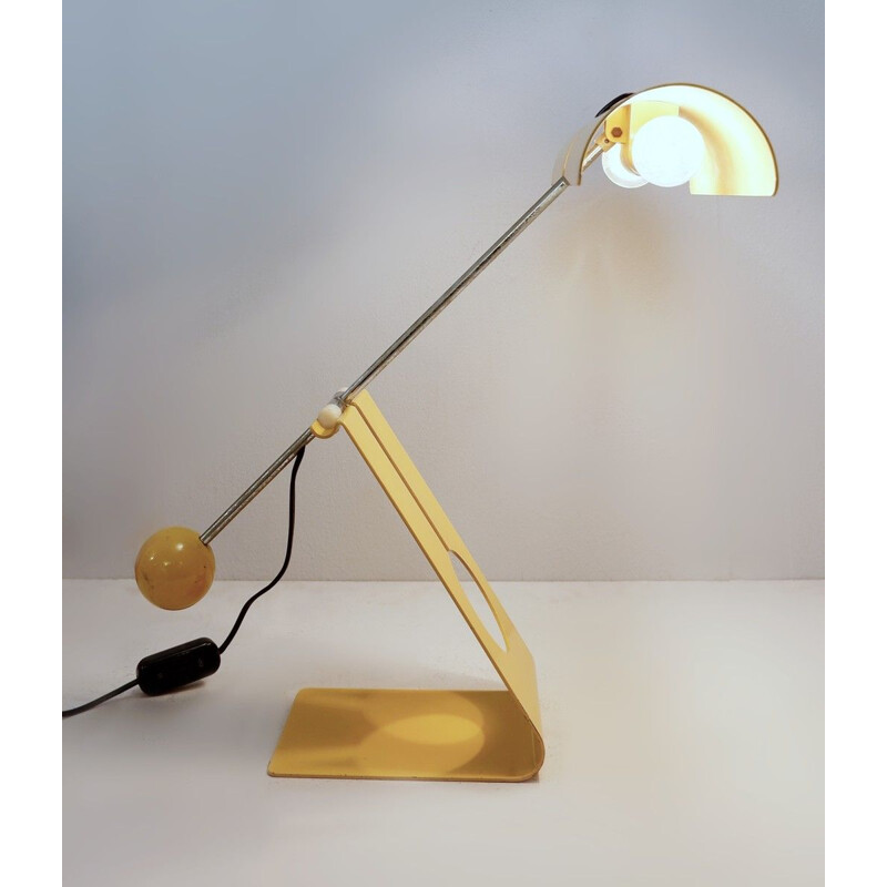 Vintage Picchio Woodpecker desk lamp by Mauro Martini for Fratelli Martini, 1970