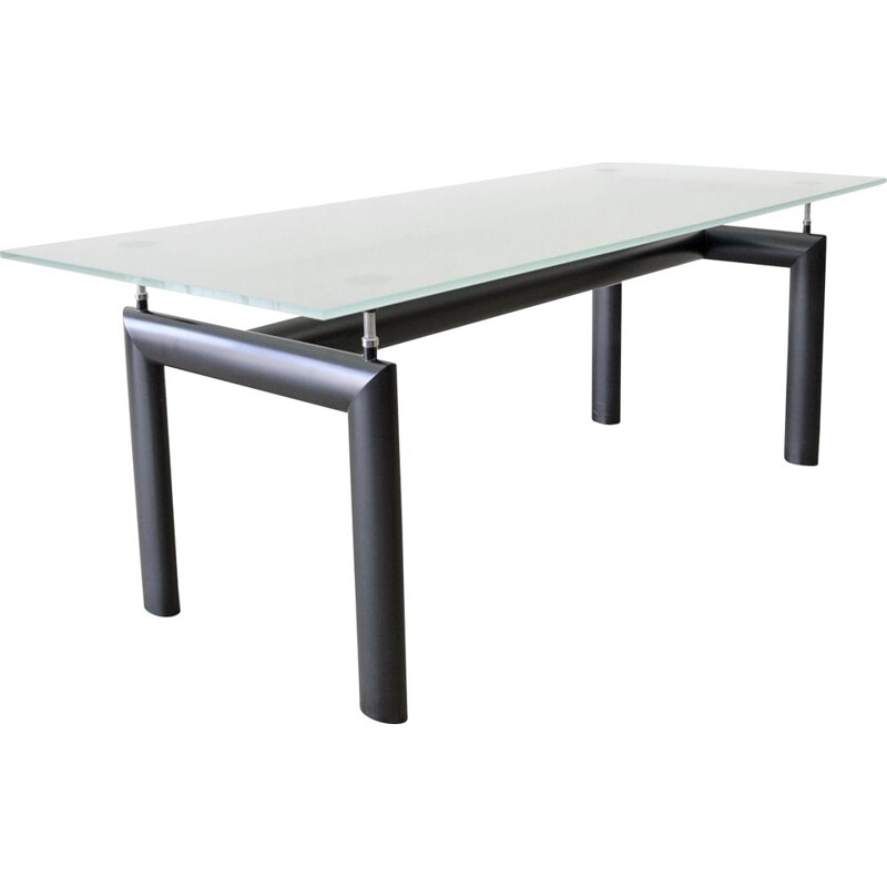 Vintage Cassina LC6 dining table by Le Corbusier Bauhaus 1928