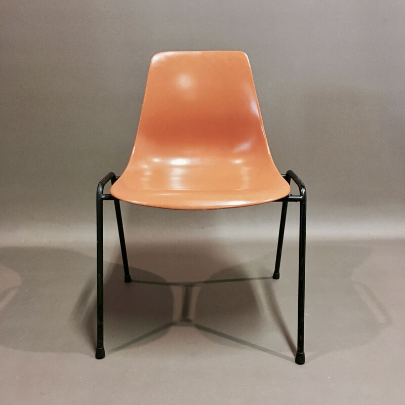 Ensemble de 6 chaises vintage Georg Leowald 1960