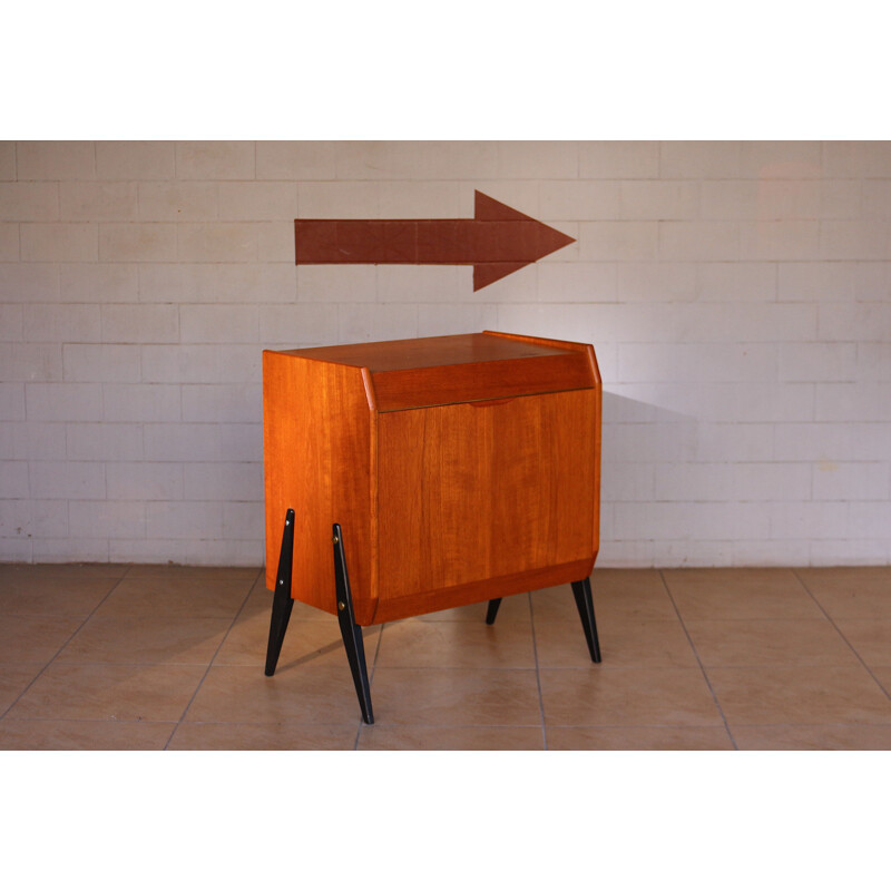 Vintage vinyl highboard 1960