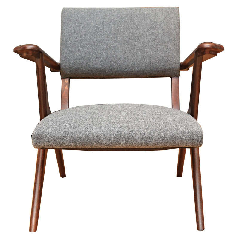 2 grey vintage Italian armchairs - 1955