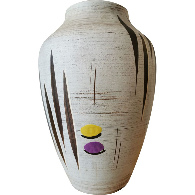 Vase vintage en céramique, Allemagne 1960