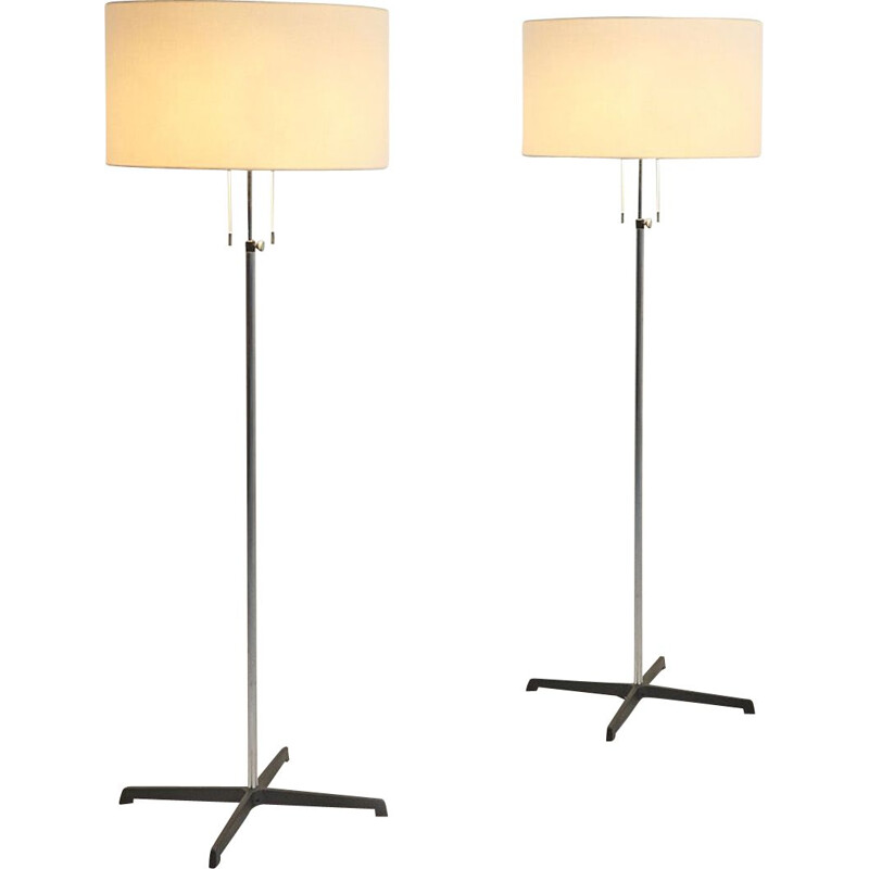 Pair of vintage Floor Lamps by Staff Leuchten, Germany 1960s