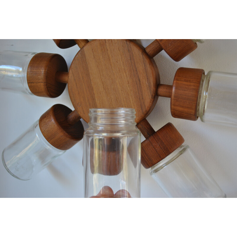 Vintage spice dispenser, Scandinavian 1960s