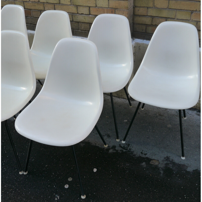 6 chairs DSX Eames, Herman Miller Edt - 60