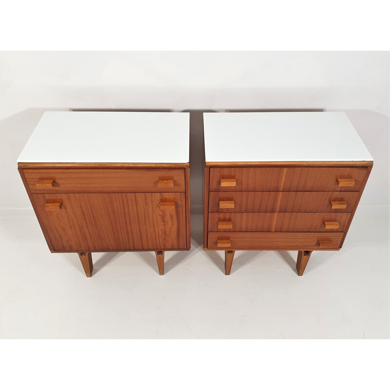 Pair of vintage night tables 1970