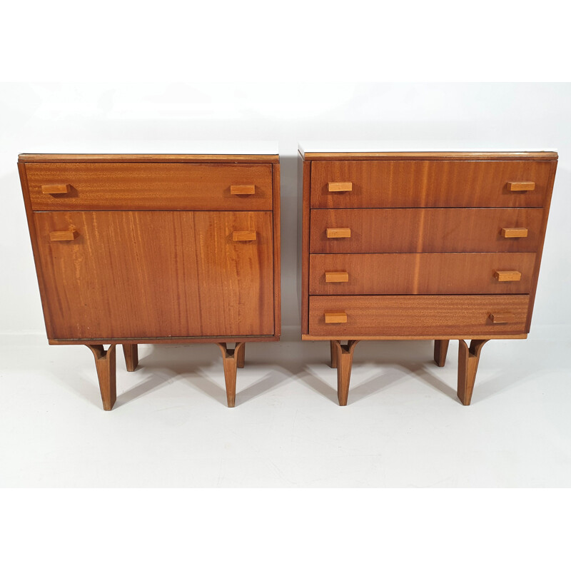 Pair of vintage night tables 1970