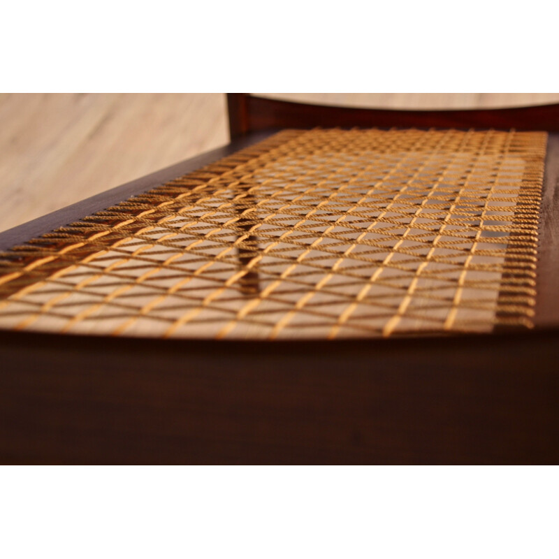 Vintage coffee table in teak with mosaic by Arne Hovmand Olsen for Mogens Kold Danish 1960s