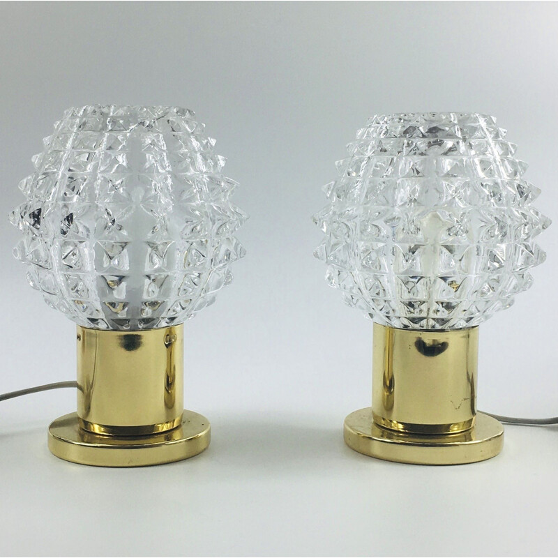 Pair of Vintage Table Lamps from Kamenicky Senov, 1970s