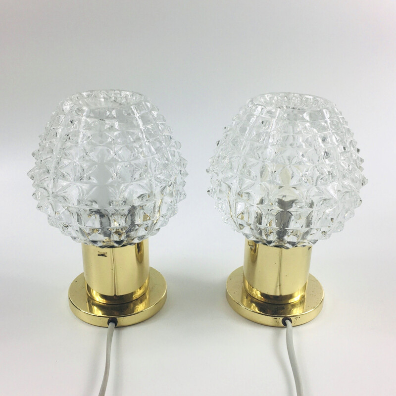 Pair of Vintage Table Lamps from Kamenicky Senov, 1970s